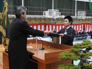 卒業証書授与　写真④