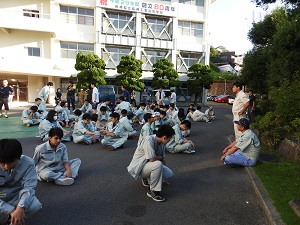 地域清掃活動　写真①